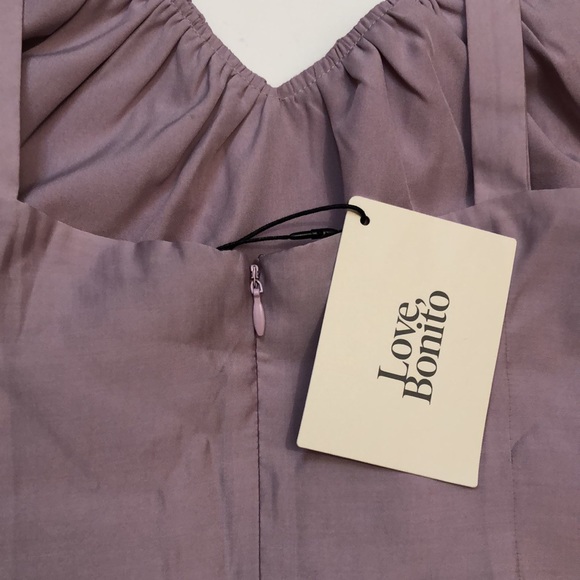 Love, Bonita Viva Bustier Ruched Top in Orchid, size 6 - Picture 10 of 13